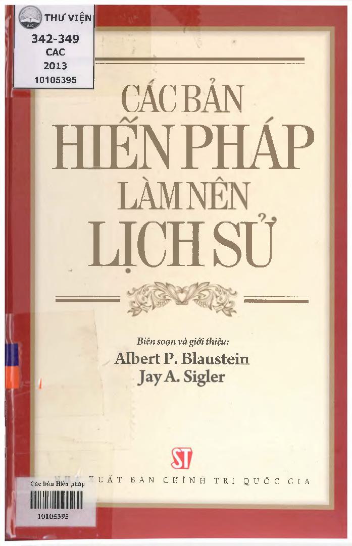 Các bản Hiến pháp làm nên lịch sử 