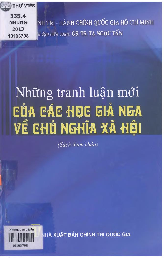 Những tranh luận mới của các học giả Nga về chủ nghĩa xã hội - Quan niệm và bình luận