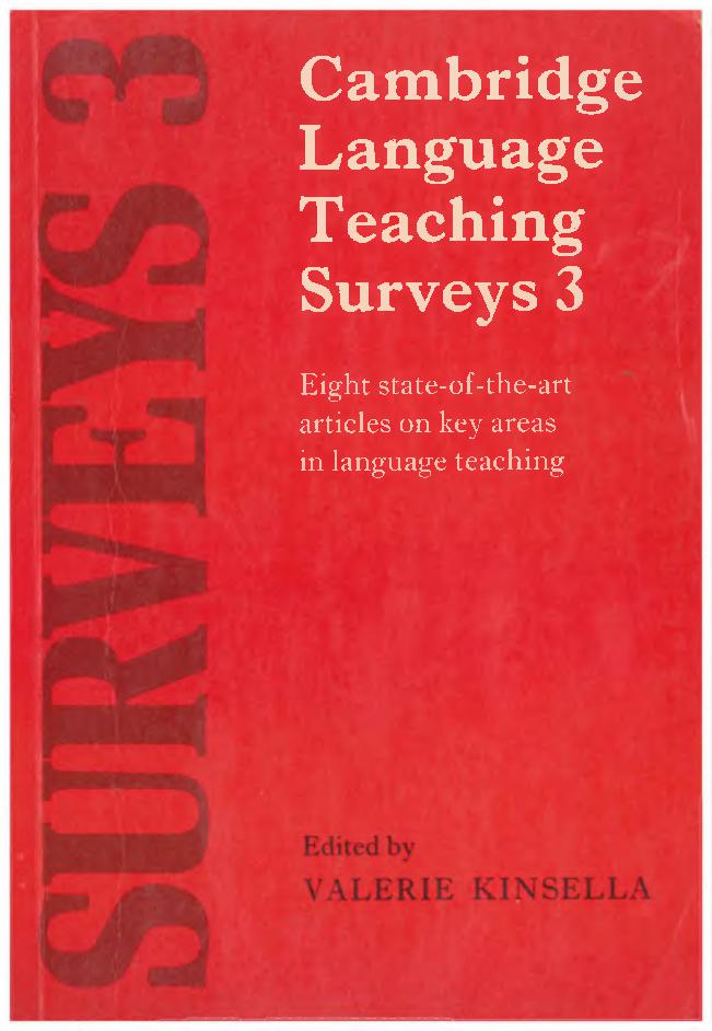 Cambridge language teaching surveys 3