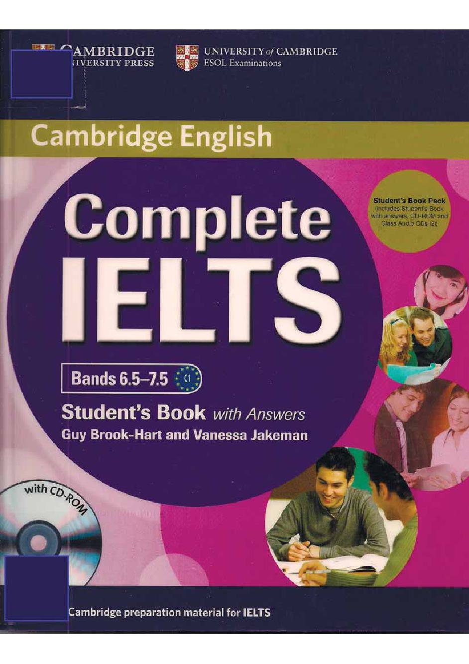 Complete IELTS brands 6.5 - 7.5: student's book without answers