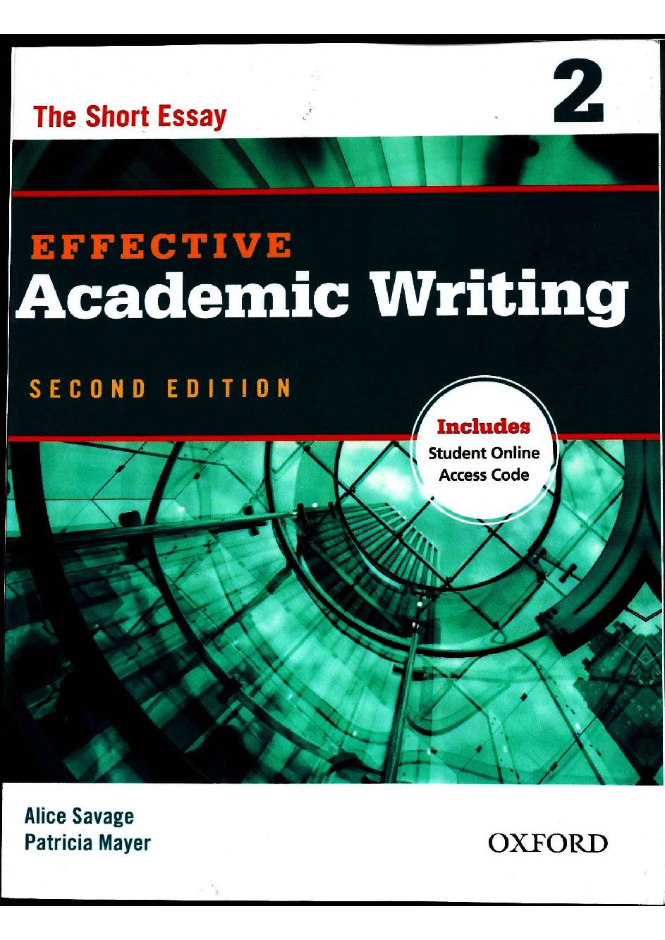 Effective academic writing 2: the short essay