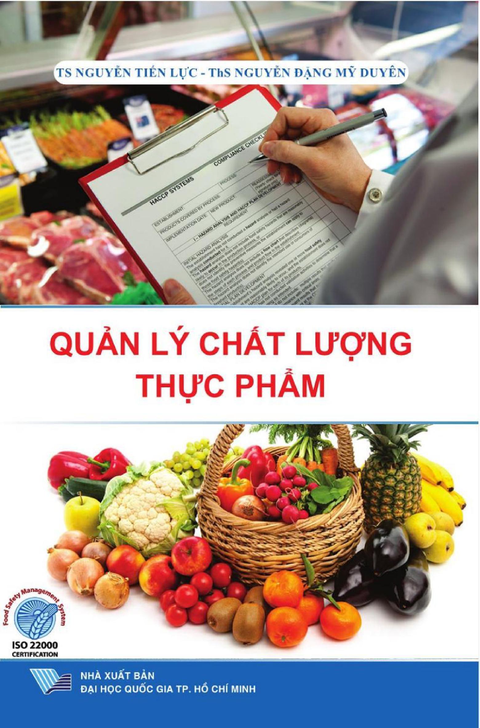 Quản lý chất lượng thực phẩm