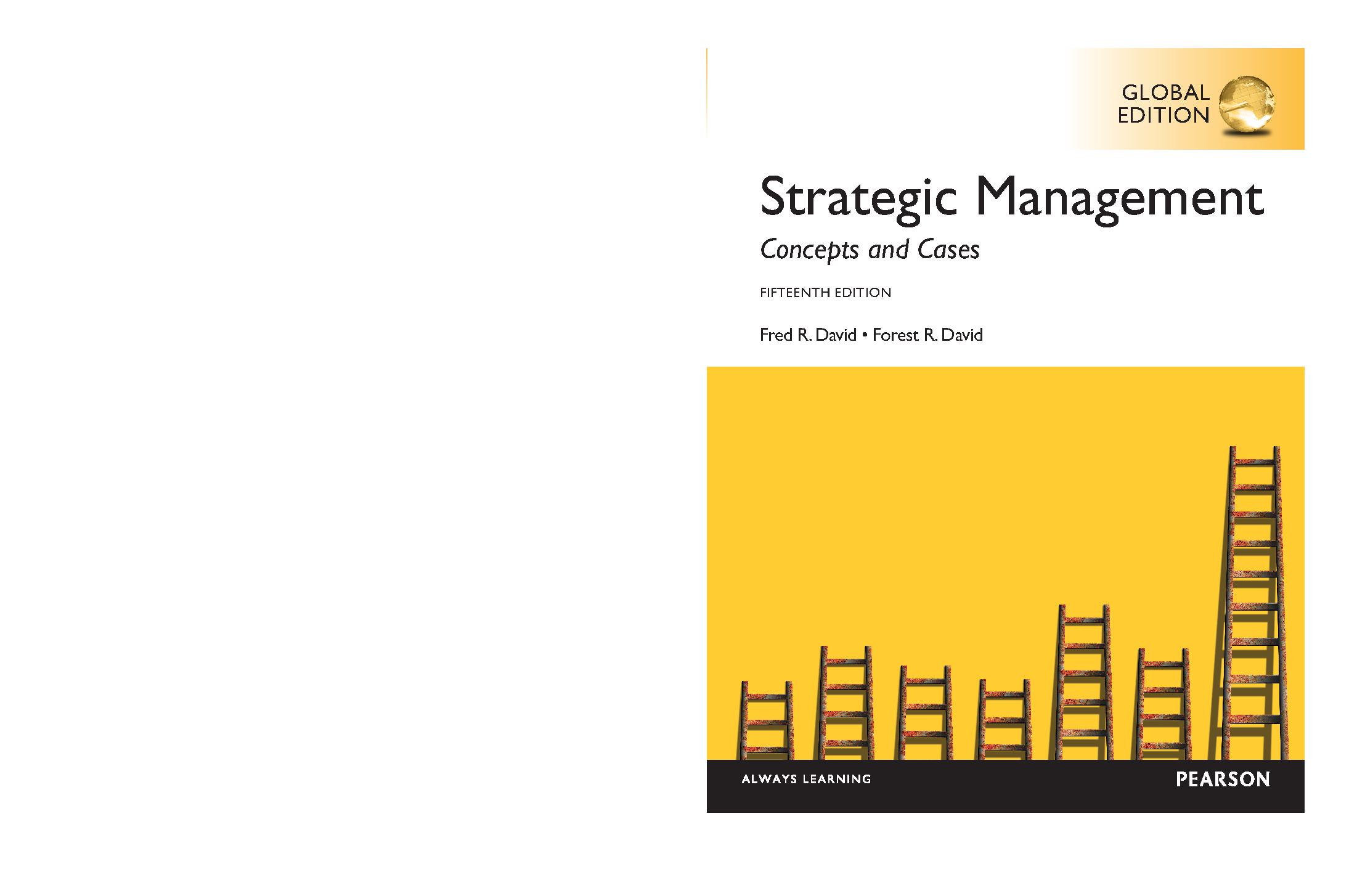 Strategic Management:Concepts and Cases