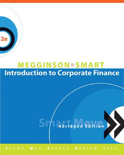 Introduction to Corporate Finance, Abridged Edition