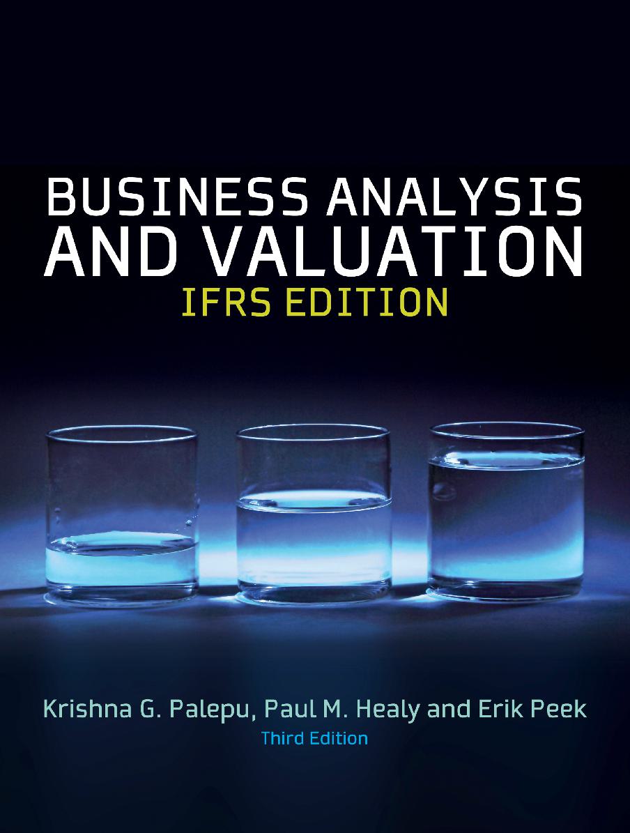 Business Analysis & Valuation: Text and Cases