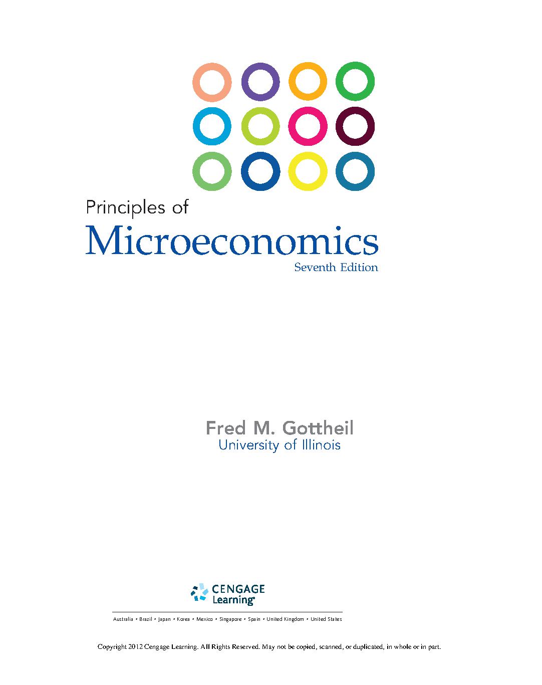 Principles of Microeconomics