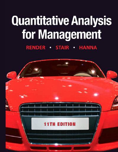 Quantitative Analysis for Management 