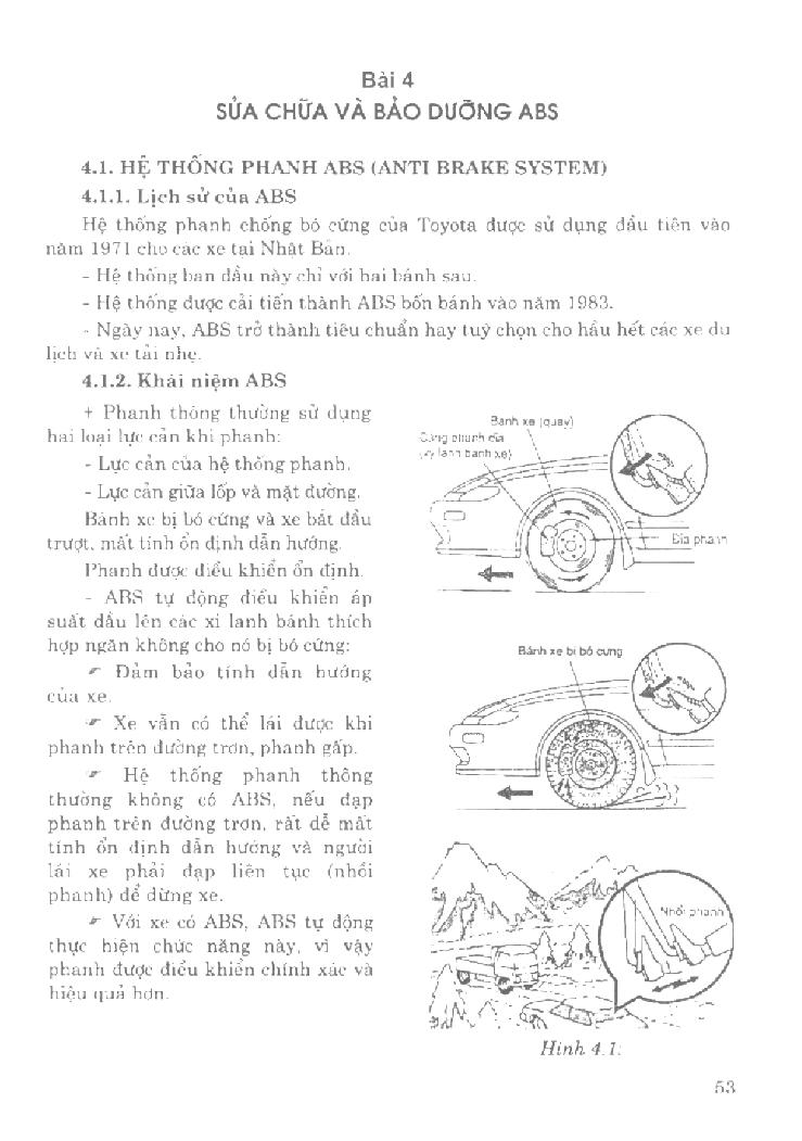 Hệ thống phanh ABS