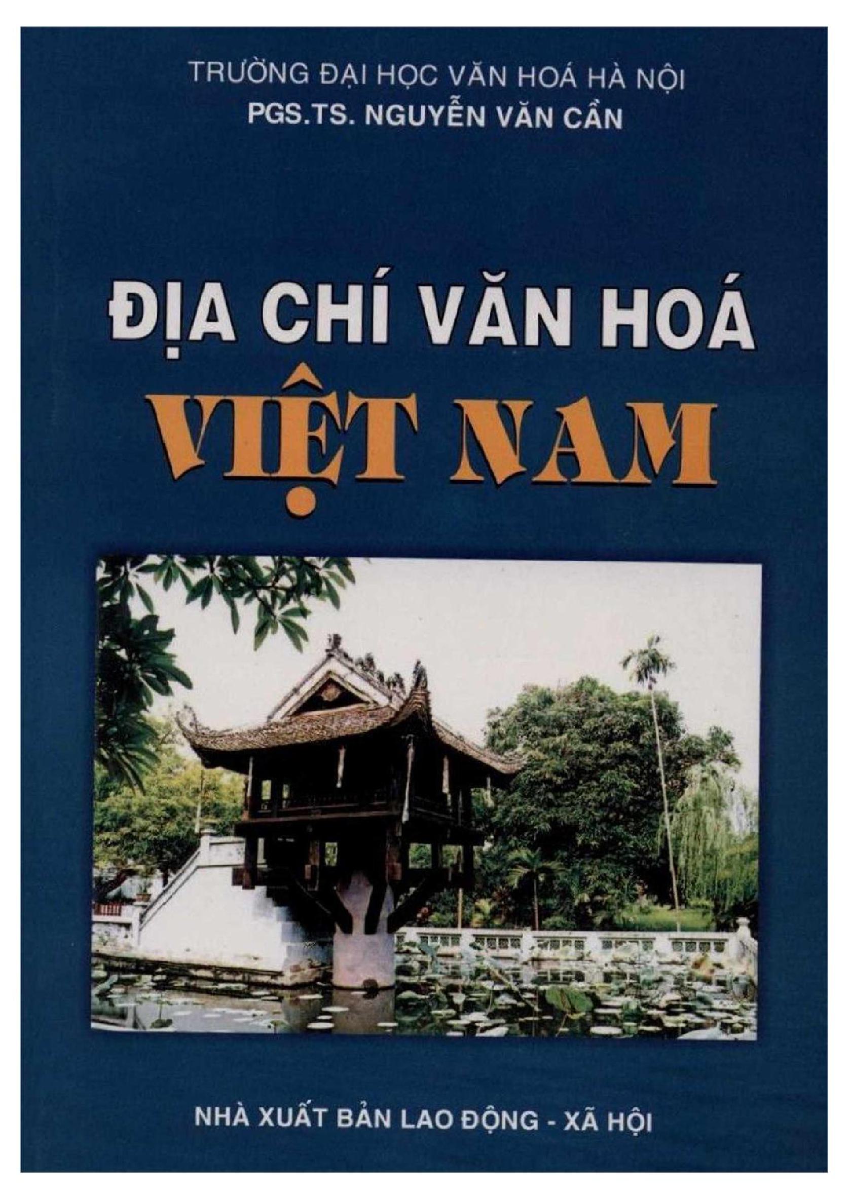 Địa chí Văn hóa Việt Nam