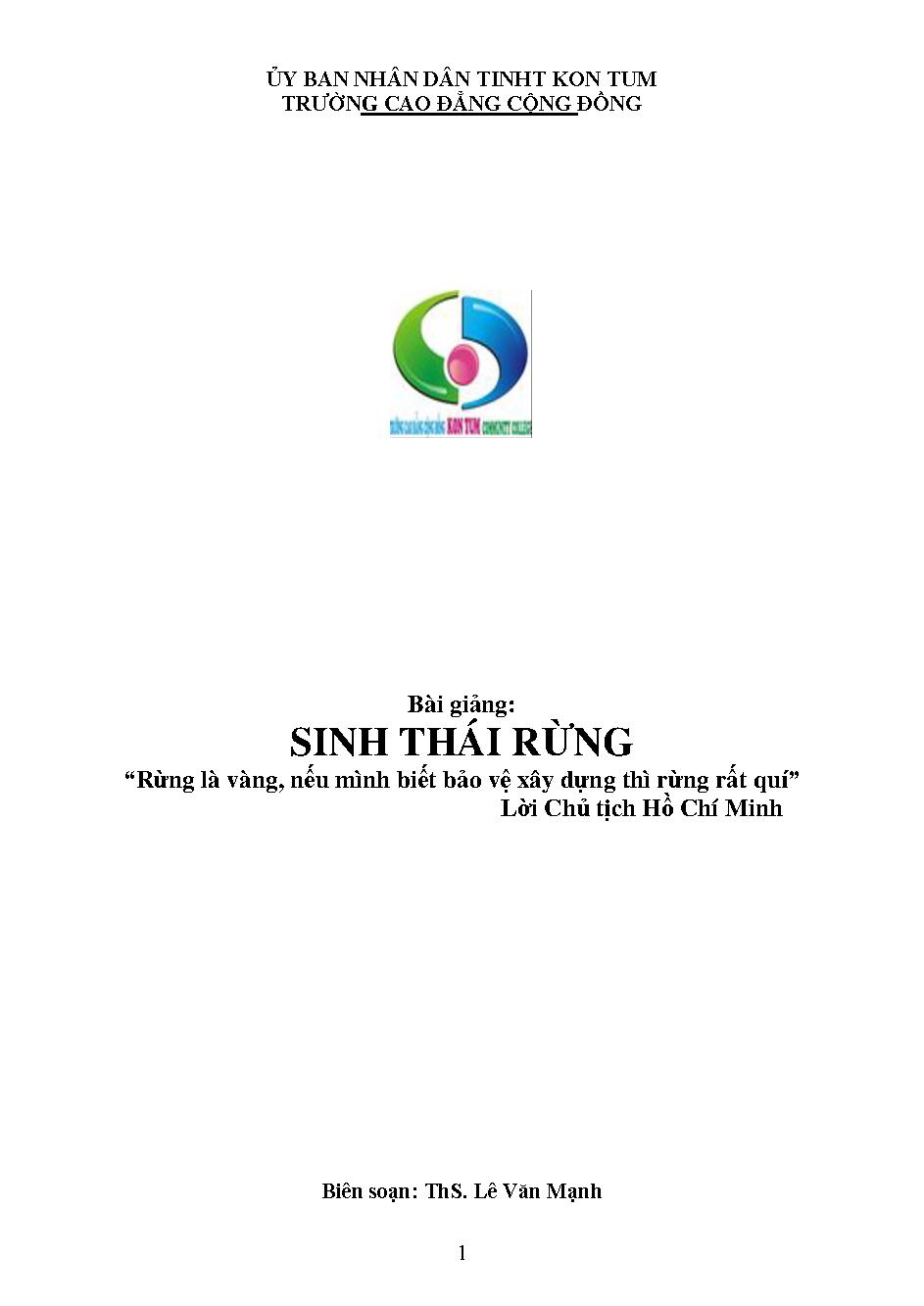 BÀI GIẢNG SINH THÁI RỪNG CĐCĐ-đã chuyển đổi (1)