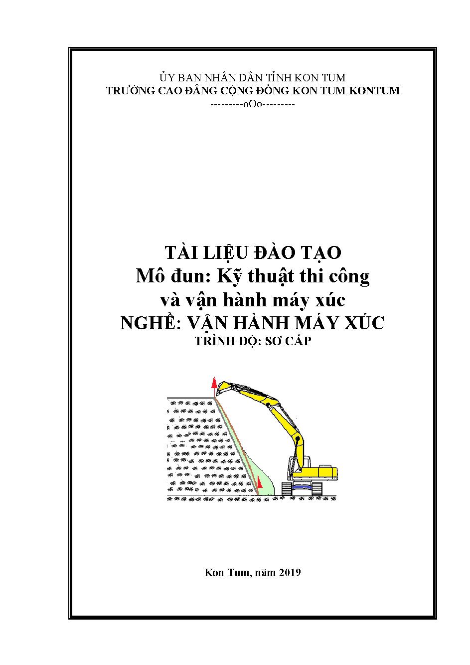 Vậ hành máy xúc