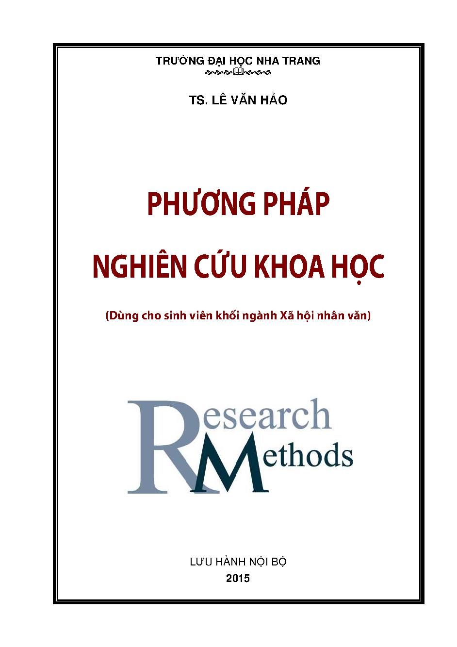 Phương pháp NCKH-XHNV-2015