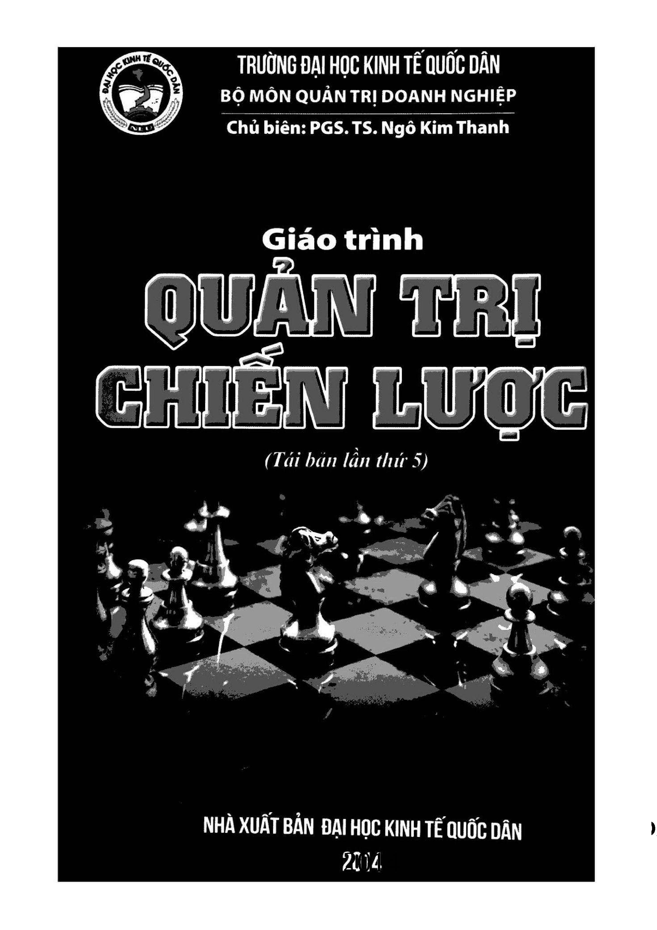 Giáo trình Quản trị chiến lược