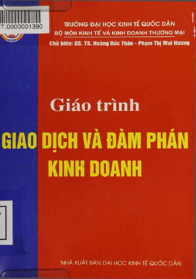 Giáo trình Giao dịch và đàm phán trong kinh doanh