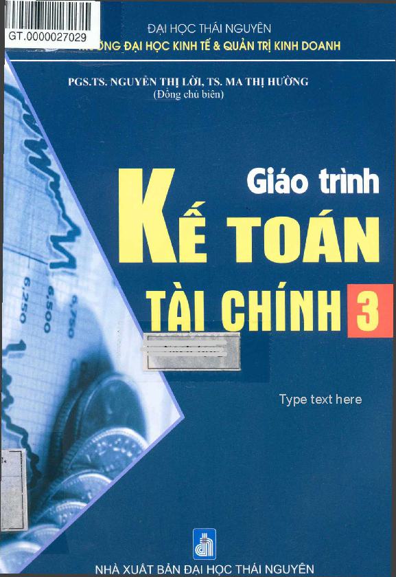 Giáo trình Kế toán Tài chính 3