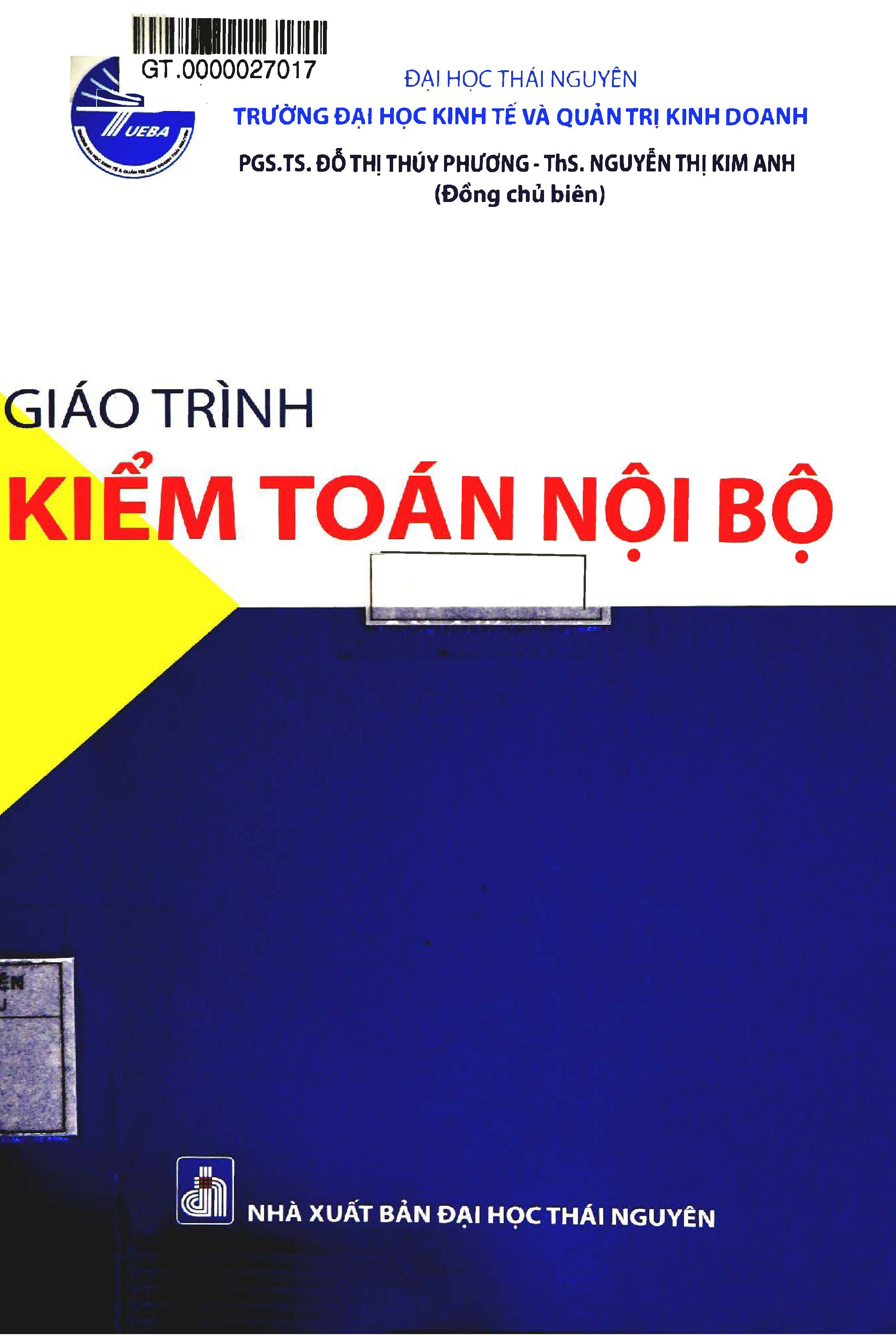 Giáo trình Kiểm toán nội bộ