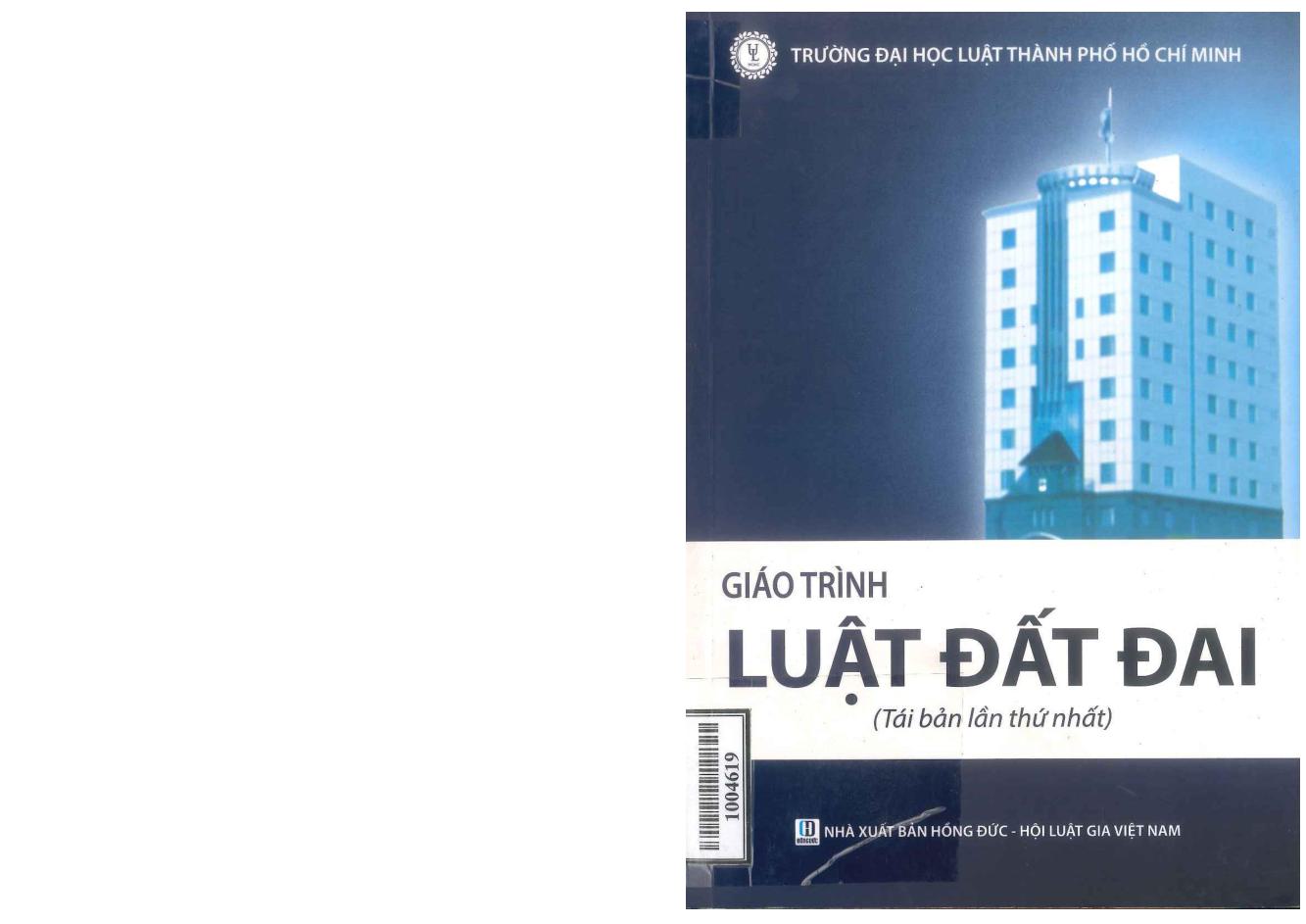 Giáo trình Luật đất đai