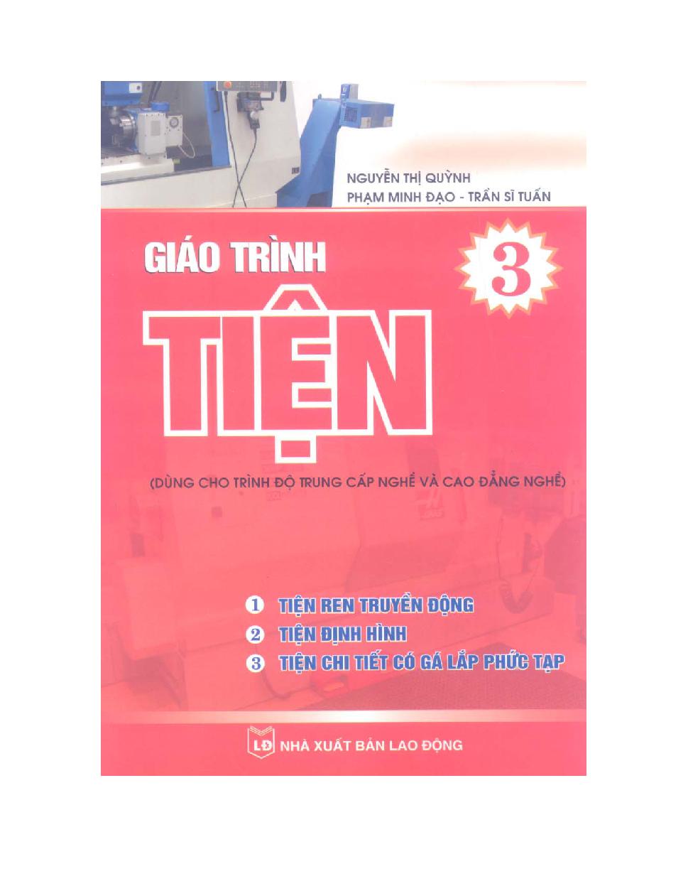 Giáo trình Tiện 3