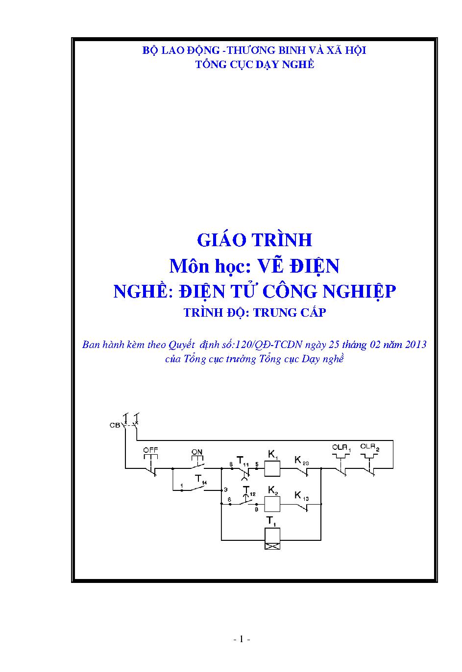 Giáo trình Vẽ điện