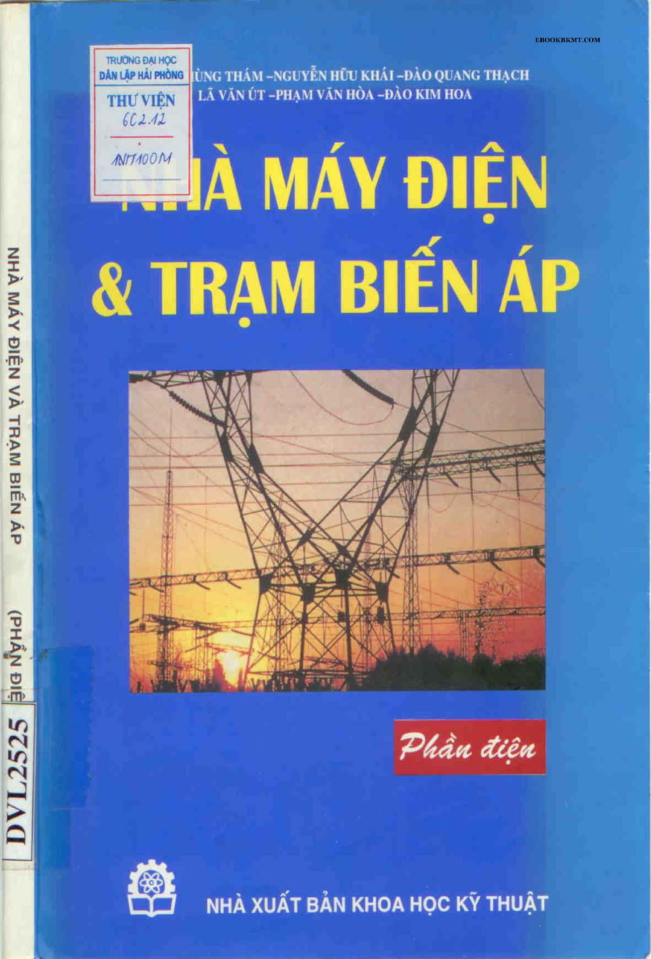 Nhà máy điện và trạm biến áp, phần điện