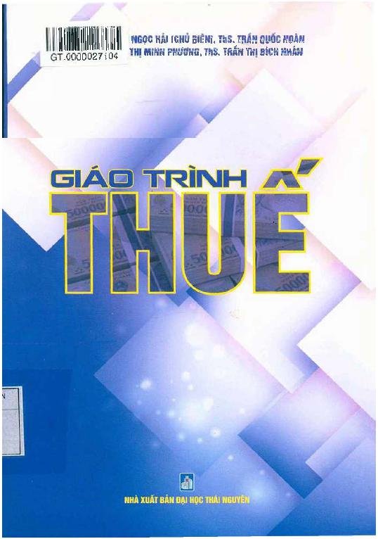 Giáo trình Thuế