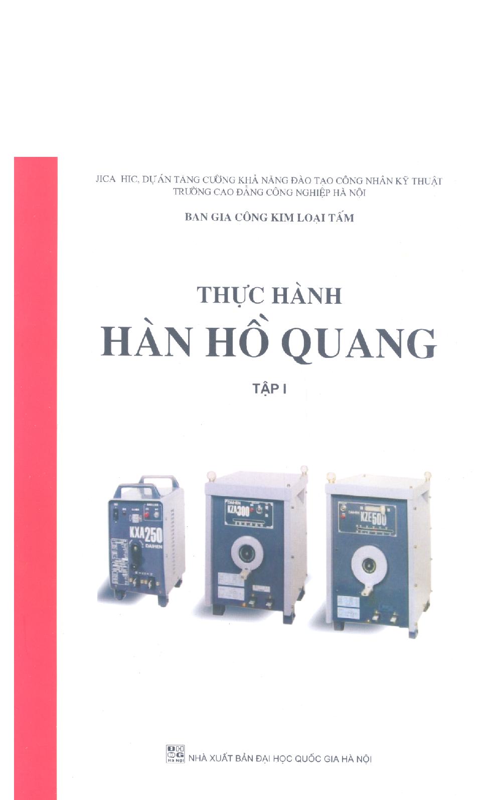 Thực hành Hàn hồ quang, tập 1