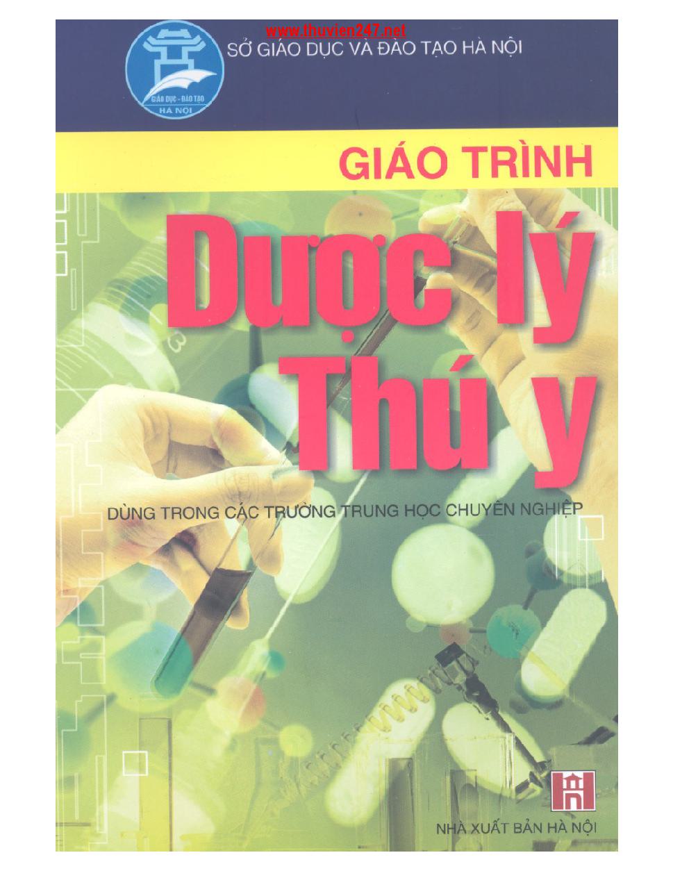 Giáo trình Dược lý thú y