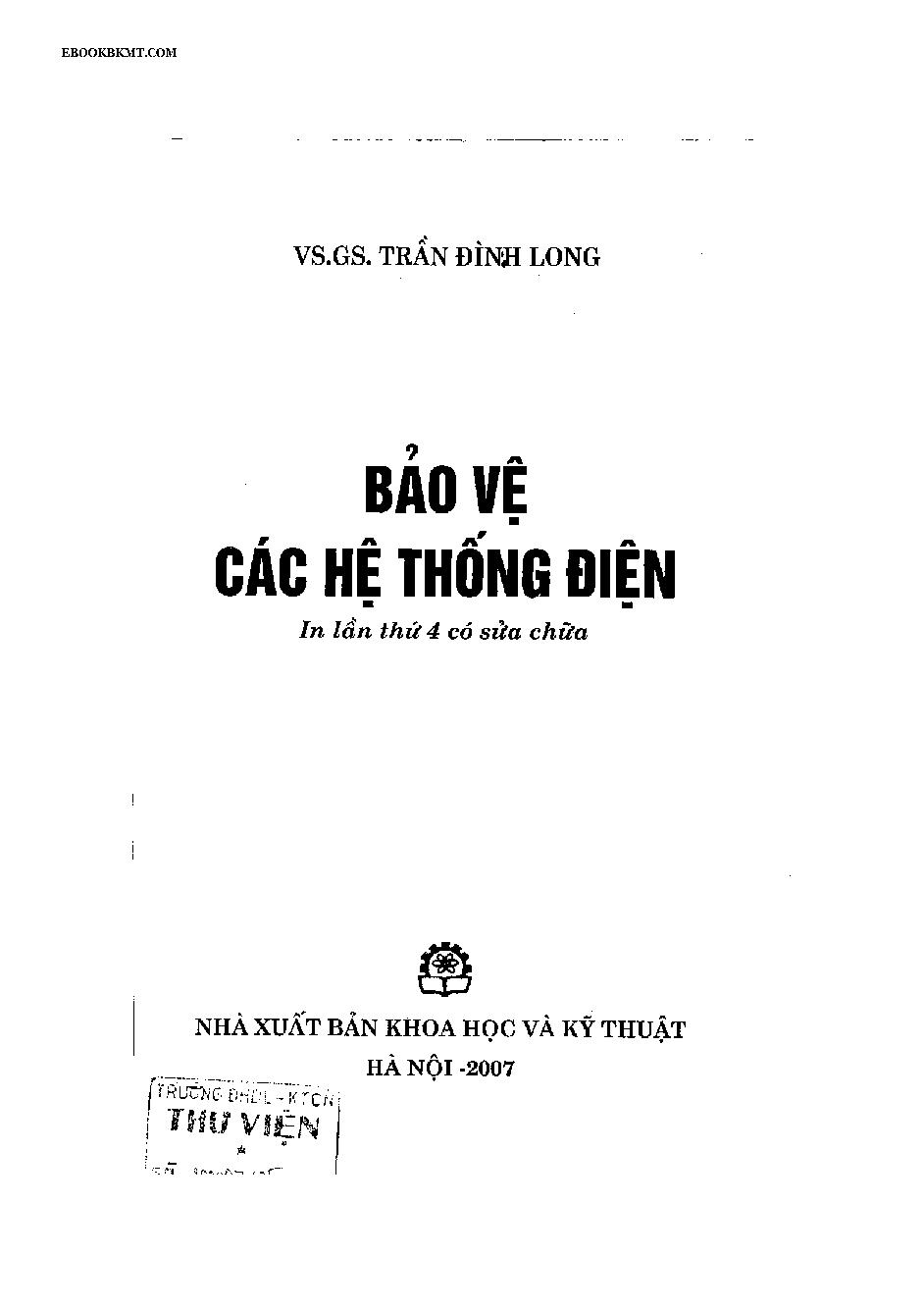 Bảo vệ các hệ thống điện