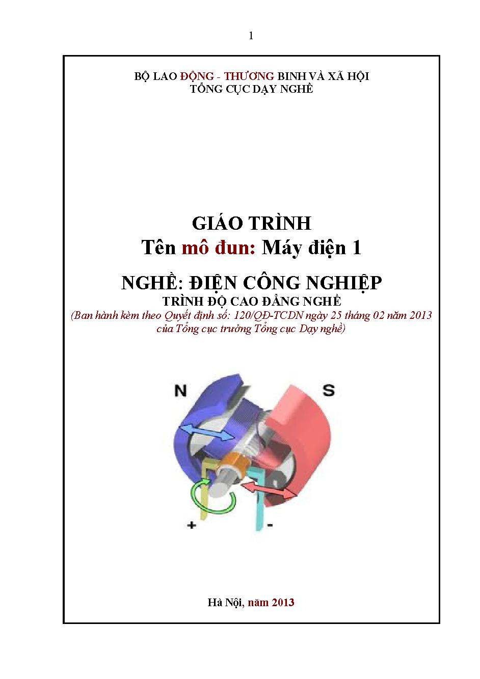 Giáo trình Máy điện 1