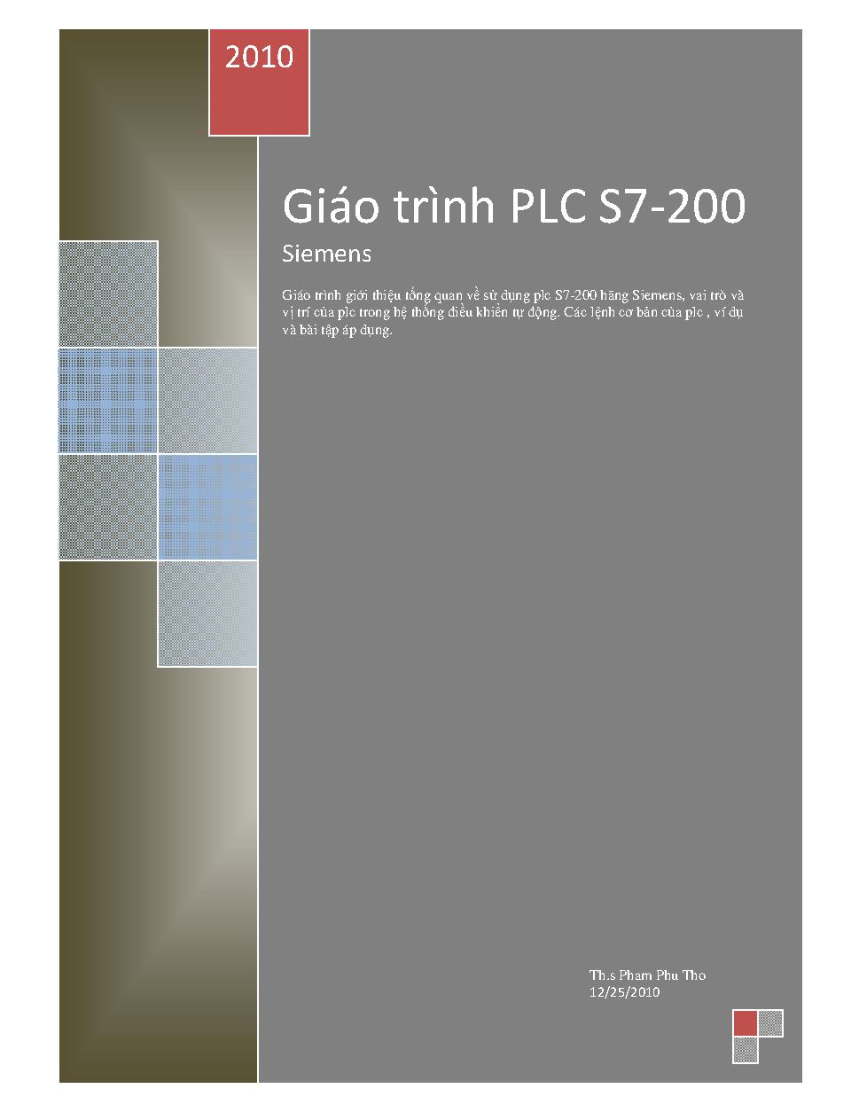 Giáo trình PLC S7-200