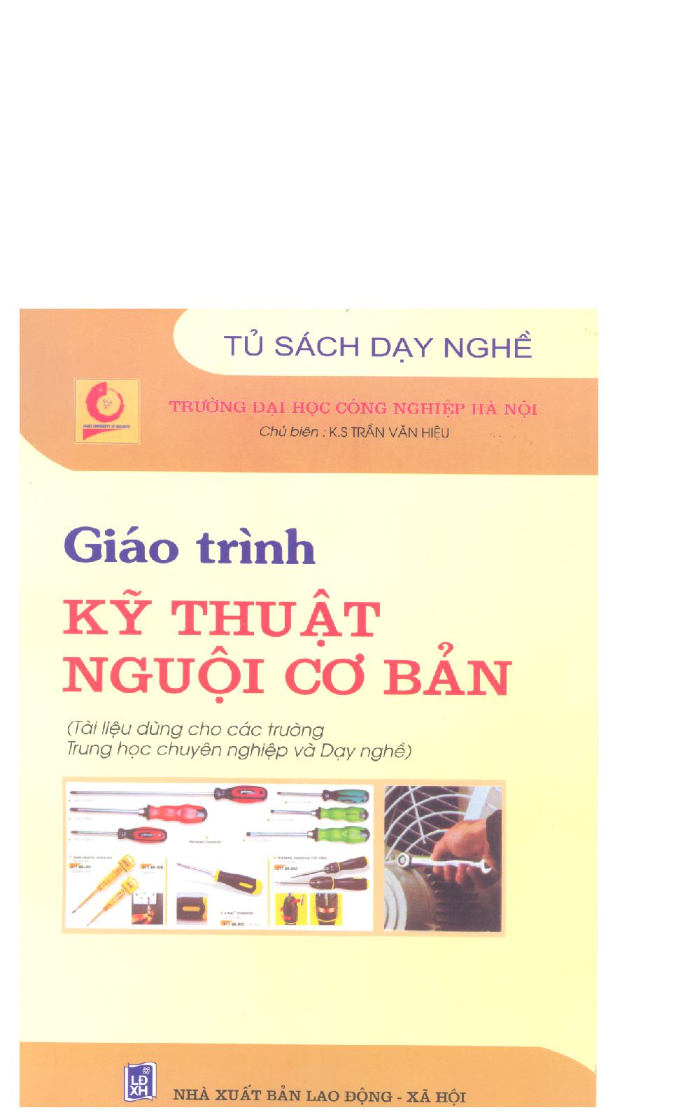 Giáo trình Kỹ thuật nguội cơ bản