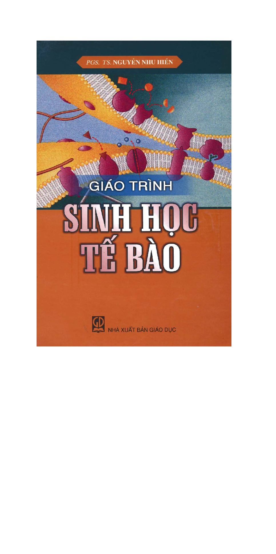 Giáo trình Sinh học tế bào