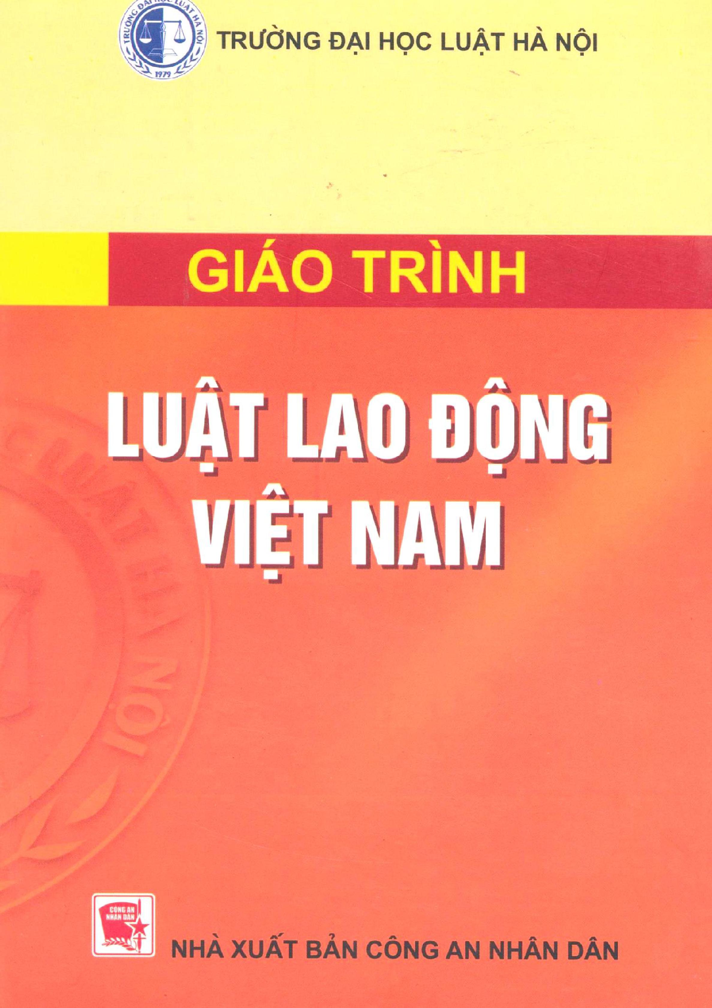 Giáo trình Luật lao động Việt Nam