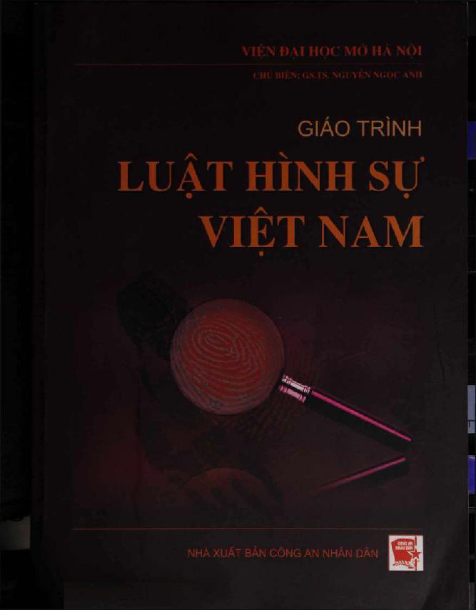 Giáo trình Luật hình sự Việt Nam