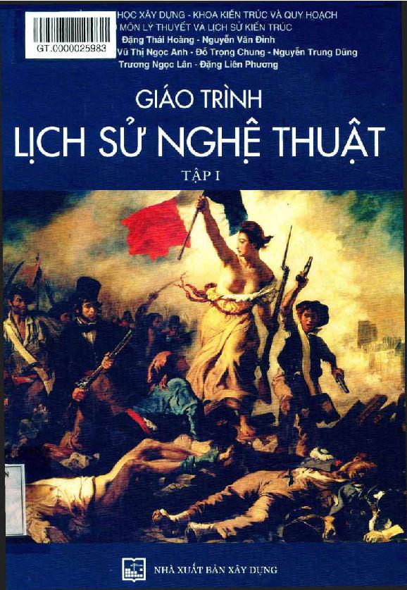 Giáo trình Lịch sử nghệ thuật - tập 1