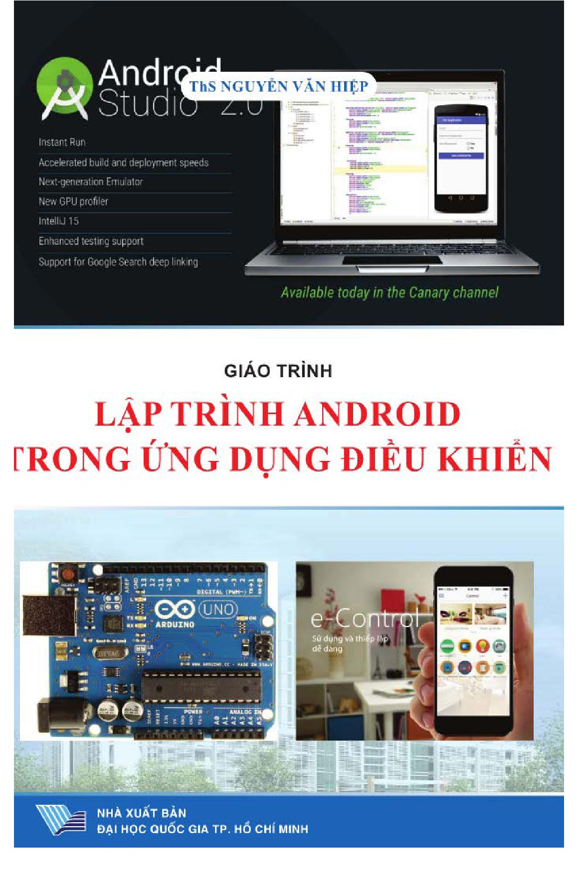 Giáo trình Android trong ứng dụng điều khiển