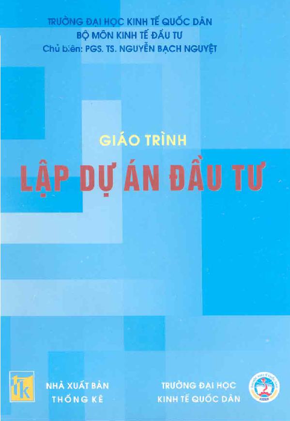 Giáo trình Lập dự án đầu tư