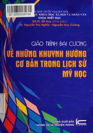 Giáo trình đại cương về những khuynh hướng cơ bản trong lịch sử Mỹ học