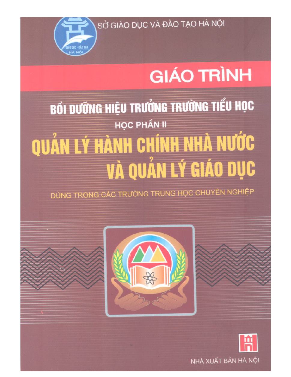 Giáo trình Bồi dưỡng hiệu trưởng trường tiểu học - Phần 2