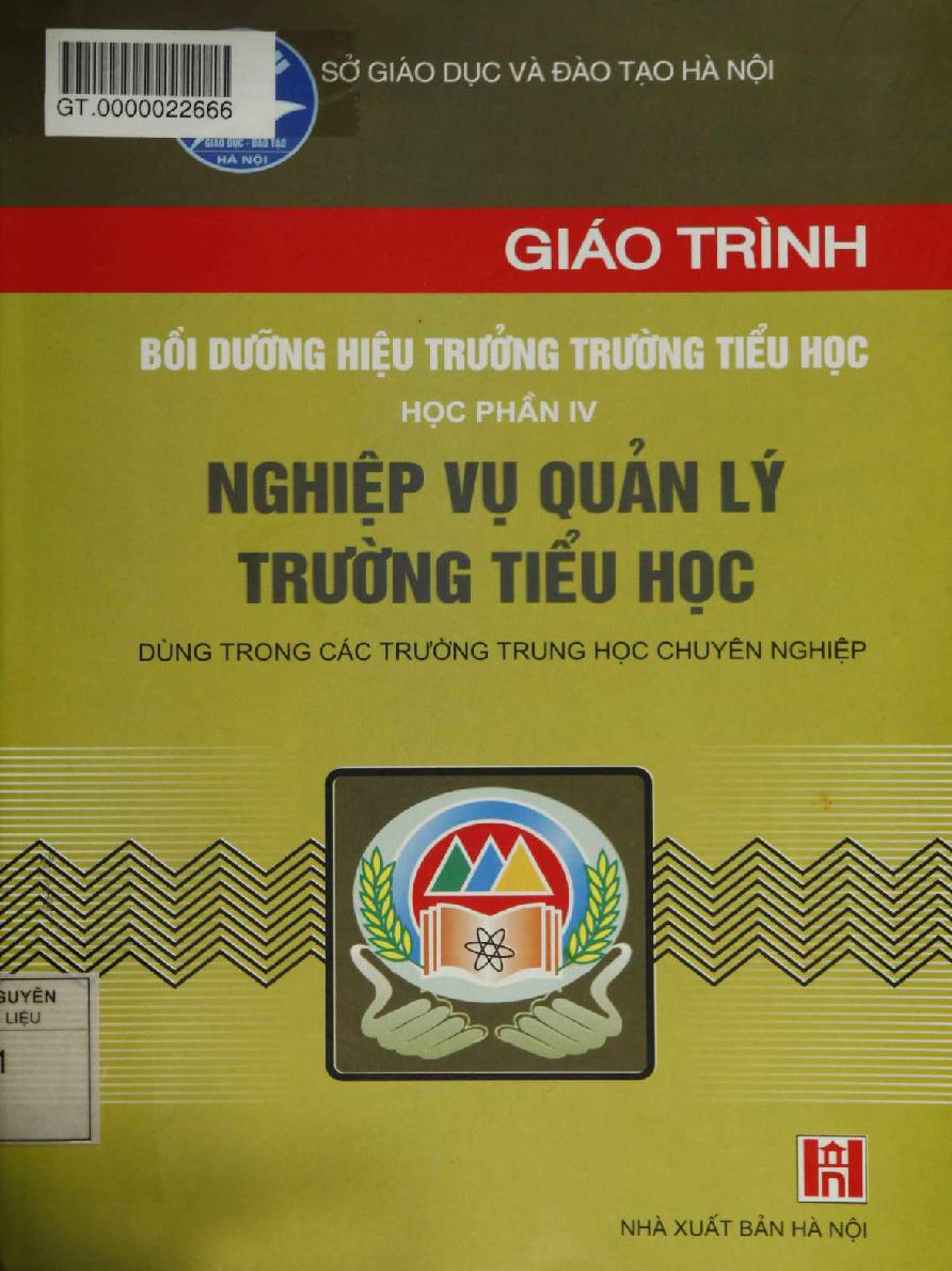 Giáo trình Bồi dưỡng hiệu trưởng trường tiểu học - Phần 4