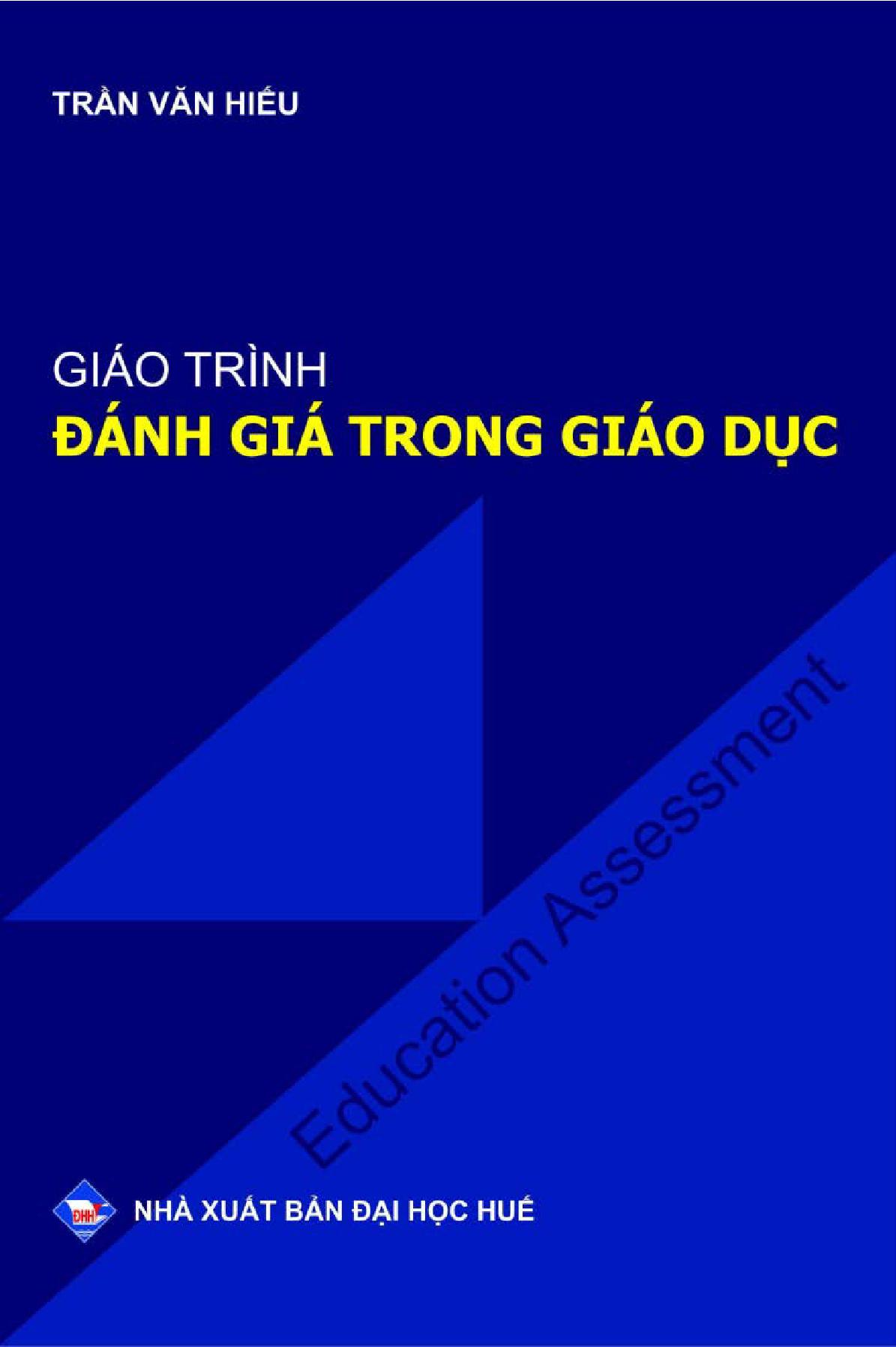 Giáo trình Đánh giá trong giáo dục