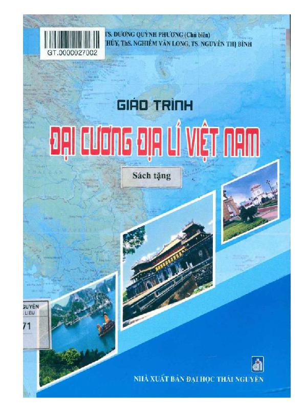 Giáo trình Đại cương địa lí Việt Nam