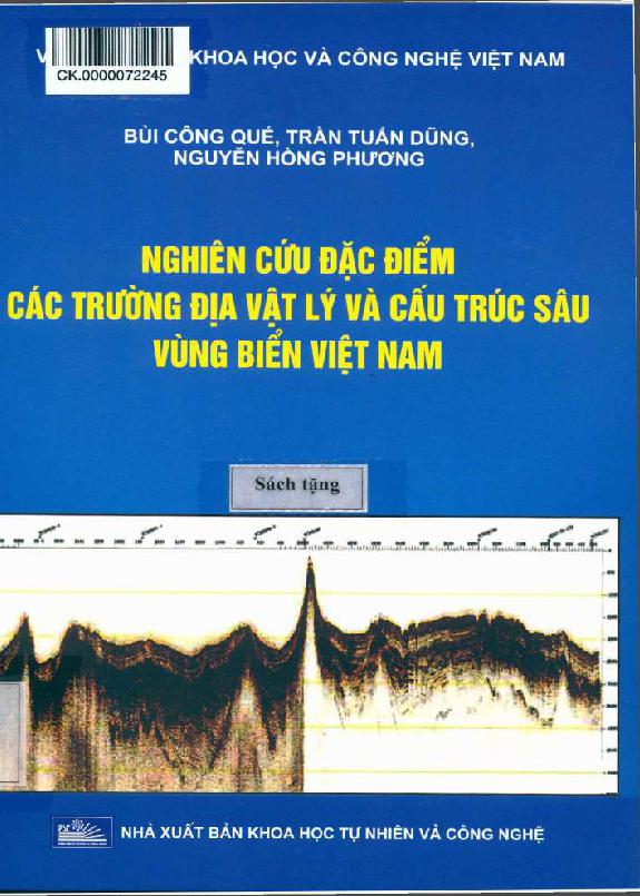 Nghiên cứu dặc điểm các trường đại vật lý và cấu trúc sâu vùng biển Việt Nam