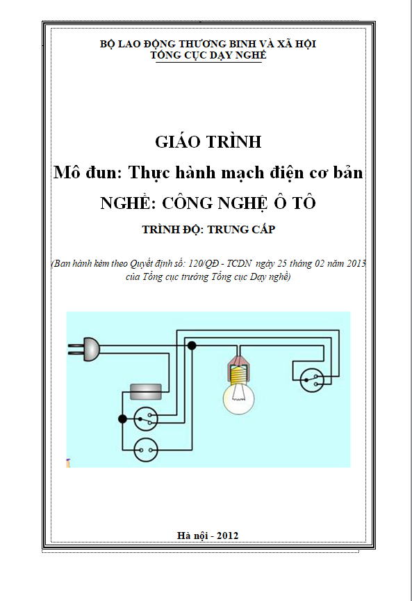 Giáo trình mô đun thực hành mạch điện cơ bản