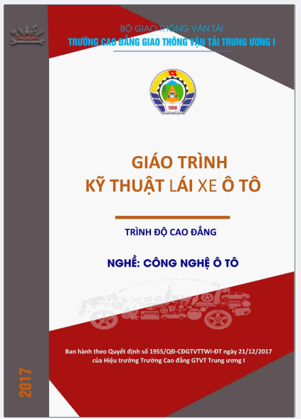 Giáo trình Kỹ thuật lái xe ô tô (trình độ Cao đẳng)