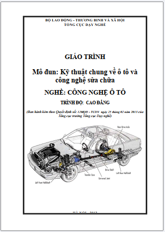 Giáo trình mô đun Kỹ thuật chung về ô tô và công nghệ sửa chữa (Trình độ Cao đẳng)