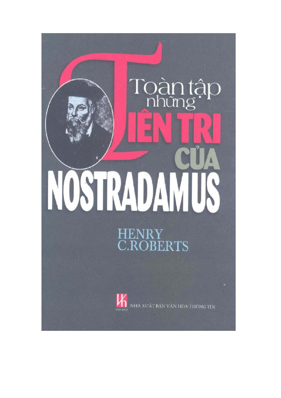 Toàn tập những tiên tri của Nostradamus