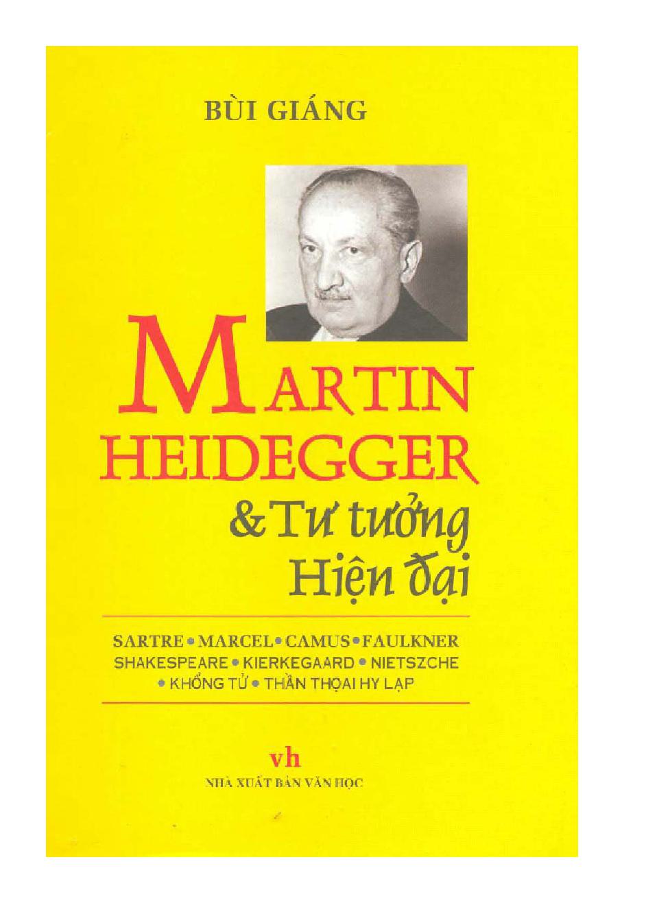 Martin Heidegger và tư tưởng hiện đại