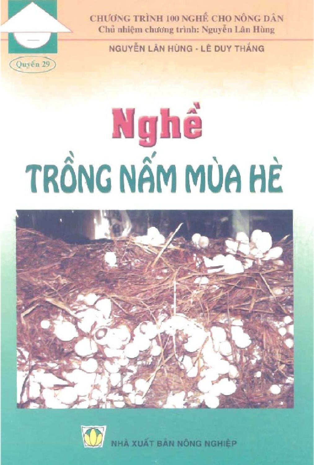 Nghề trồng nấm mùa hè