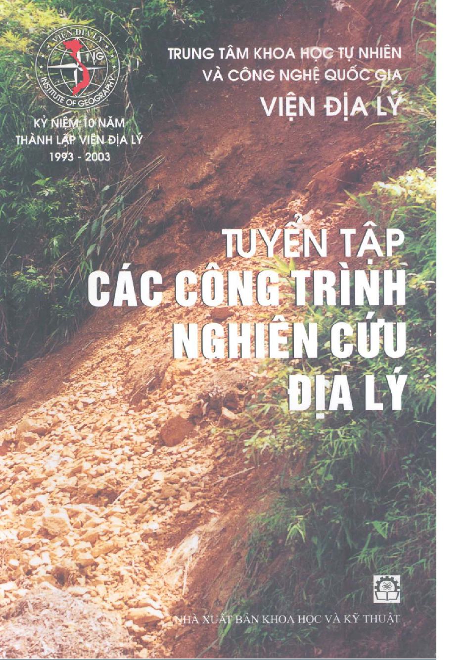 Tuyển tập các công trình nghiên cứu địa lý